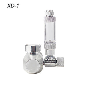 Aquarium CO2 Regulator Magnetic Solenoid Check Valve Fish Tank CO2 Pressure Reducing Valve DIY CO2 Control System Kit 220V 110V
