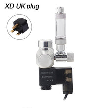Load image into Gallery viewer, Aquarium CO2 Regulator Magnetic Solenoid Check Valve Fish Tank CO2 Pressure Reducing Valve DIY CO2 Control System Kit 220V 110V
