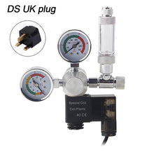 Load image into Gallery viewer, Aquarium CO2 Regulator Magnetic Solenoid Check Valve Fish Tank CO2 Pressure Reducing Valve DIY CO2 Control System Kit 220V 110V
